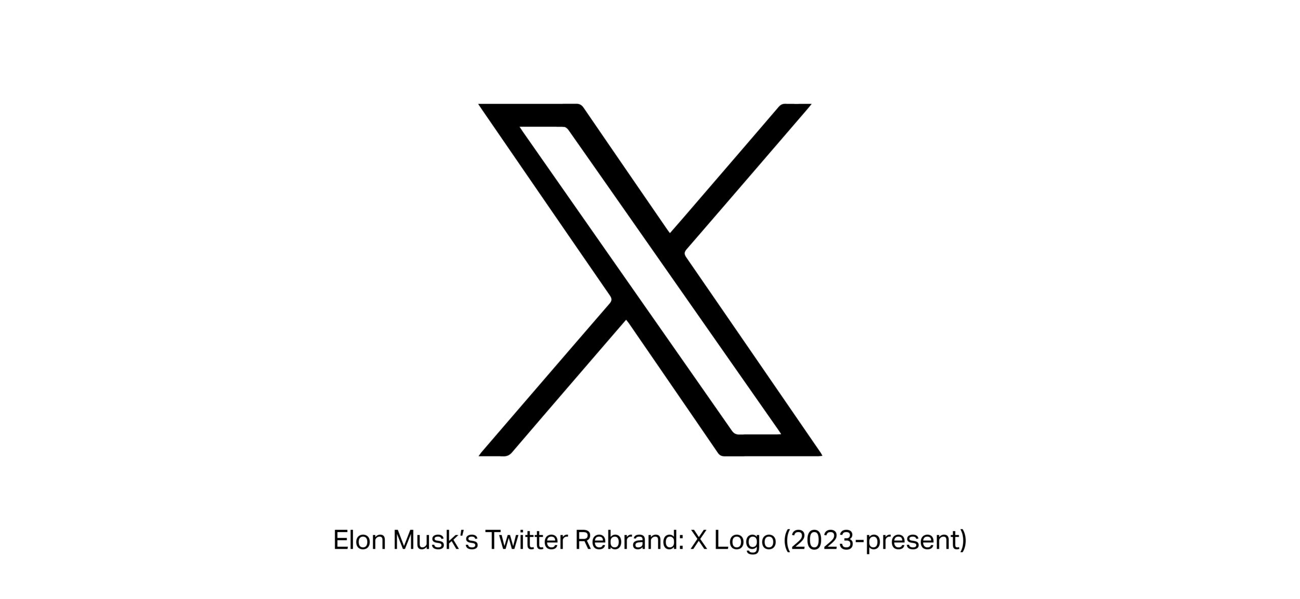 Elon Musk's X rebranded logo