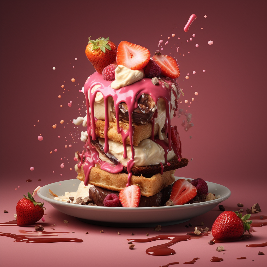 colorful food branding