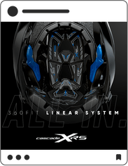 Cascade XRS social media post stating "360 Fit Linear System"