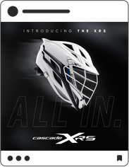 Cascade XRS social media post "Introducing the XRS" with wind-swept black