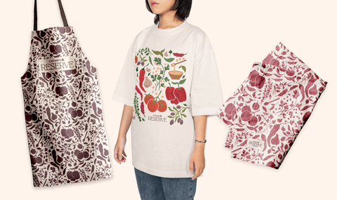 Cedar's Reserve Hommus merch examples