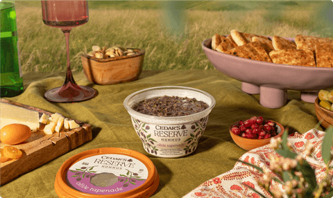 Cedar's Reserve Olive Tapenade Tablescape