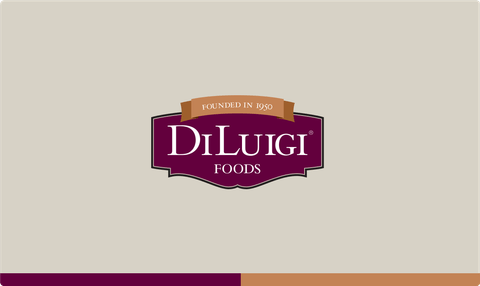 DiLuigi Foods logo with brand colors