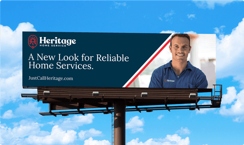 Heritage billboard design