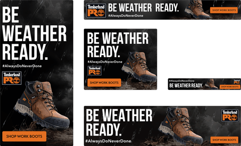 Various Timberland Pro Google Ads