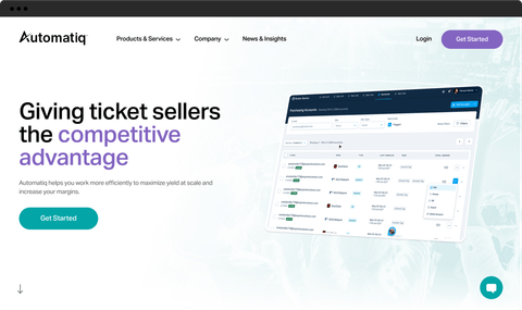 Automatiq desktop website home page